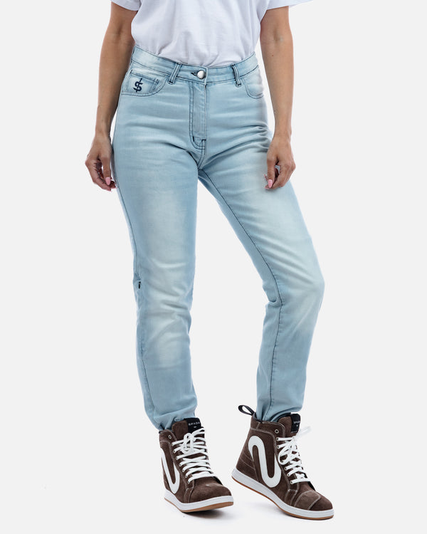 Drifter Ladies Beach Blue Motorcycle Jeans