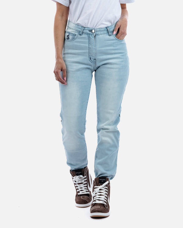 Drifter Ladies Beach Blue Motorcycle Jeans