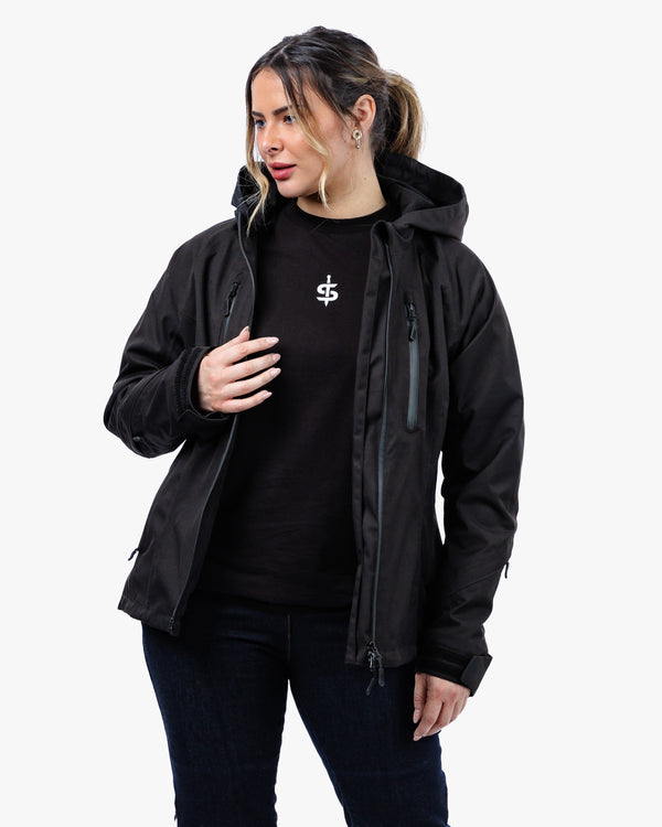 Lula Black Ladies Motorcycle Jacket