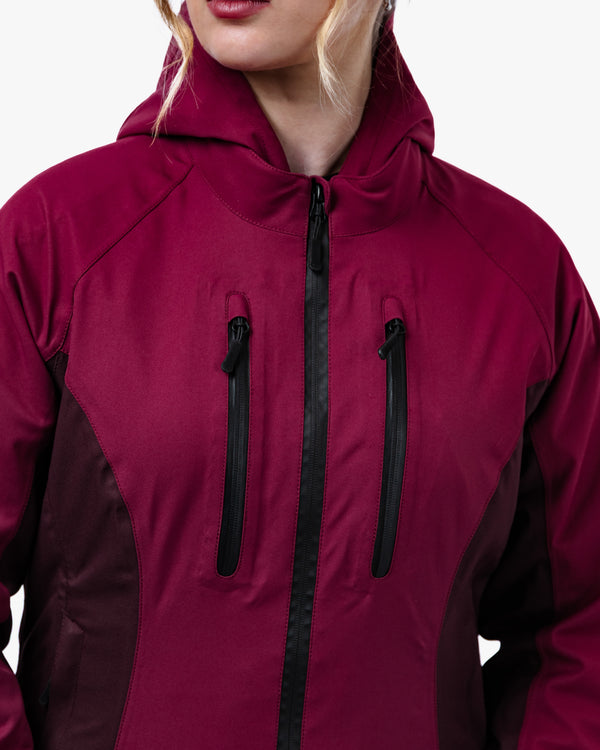 Lula Port Red Ladies Motorcycle Jacket