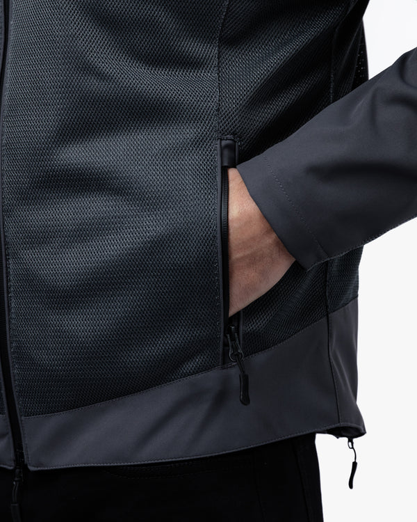 Cafe Air Ultimate Grey Ventilated Motorcycle Jacket