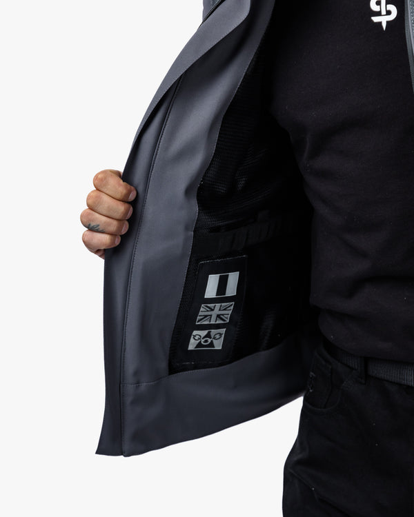 Cafe Air Ultimate Grey Ventilated Motorcycle Jacket