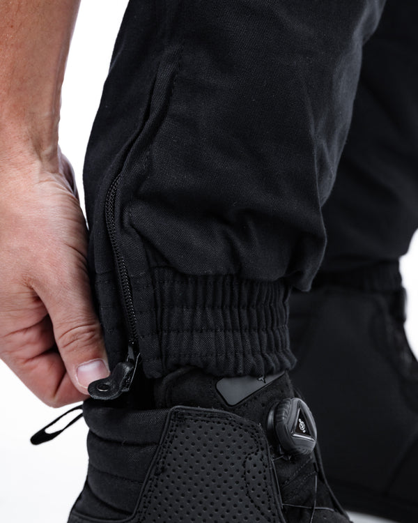 Pilot Black Motorcycle Trousers