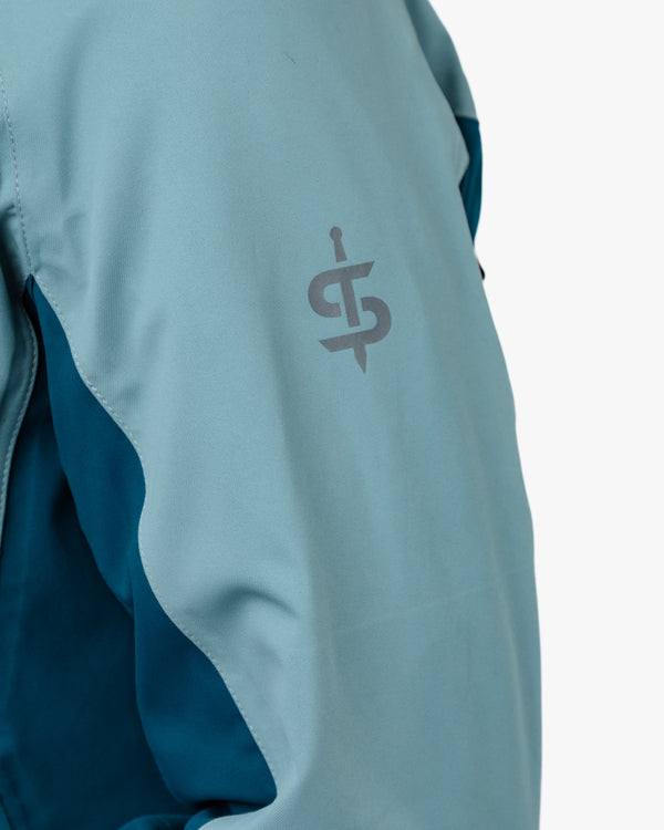 Joe Blue Smoke & Coral Blue Waterproof Motorcycle Jacket