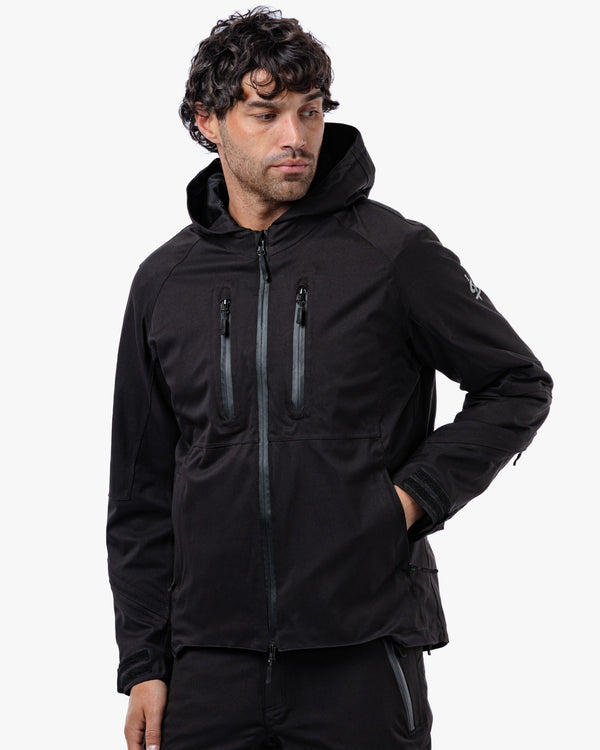 Joe Matt Black Waterproof Motorcycle Jacket