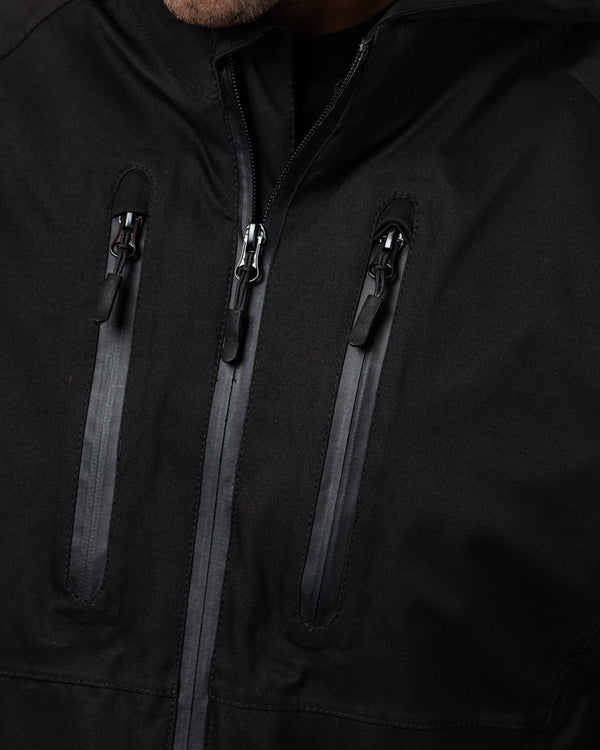 Joe Matt Black Waterproof Motorcycle Jacket