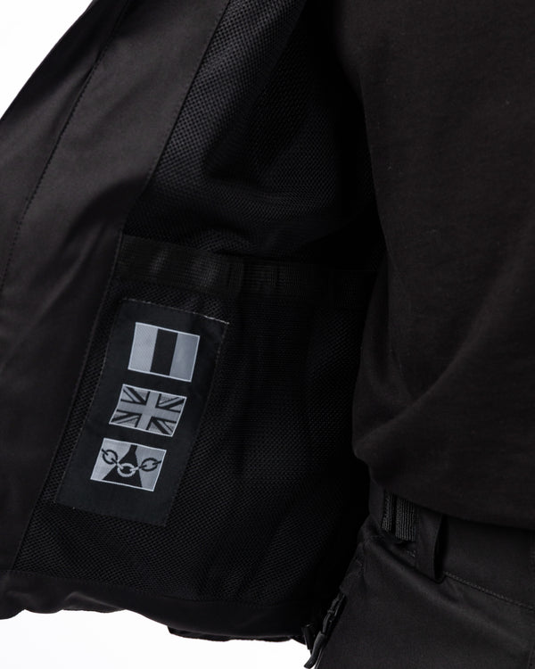 Joe Matt Black Waterproof Motorcycle Jacket