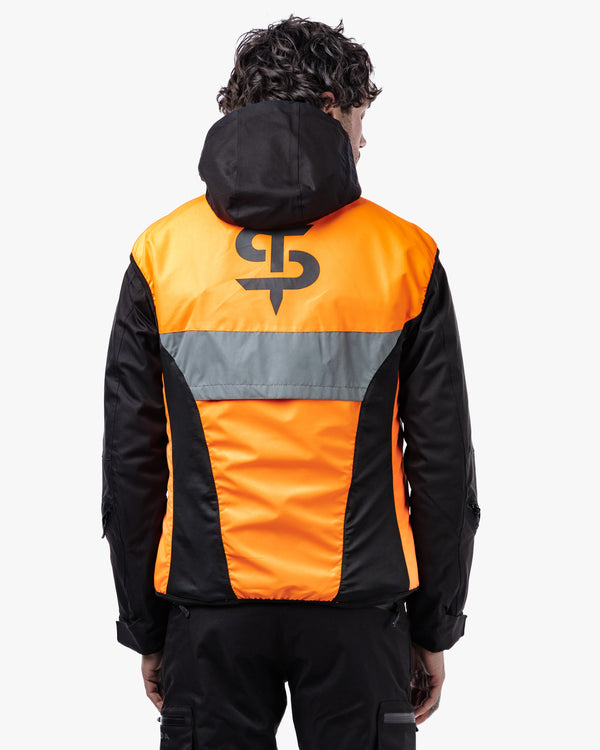 Spark Orange Fluorescent Visibility Vest