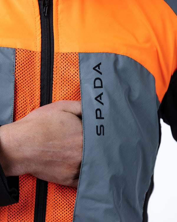 Spark Orange Fluorescent Visibility Vest