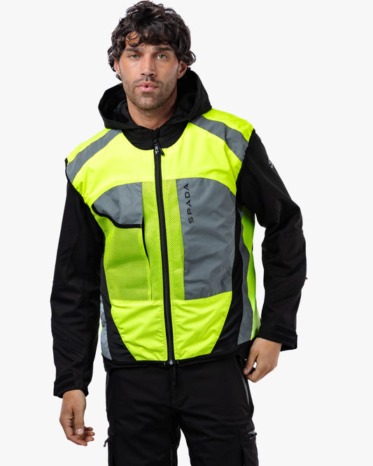 Spark Yellow Fluorescent Visibility Vest