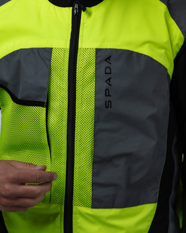 Spark Yellow Fluorescent Visibility Vest