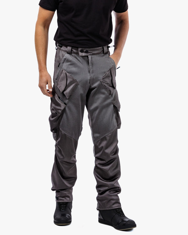 Combat Air Ultimate Grey Ventilated Motorcycle Trousers