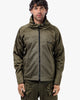 Hooded Air Olive Green Motorcycle Jacket