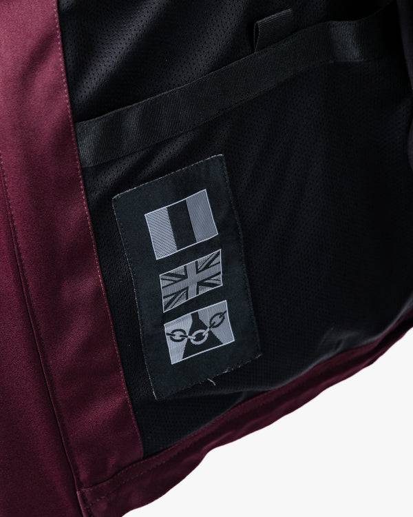 Dash Mens Port Red Motorcycle Jacket