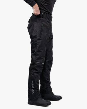 Men's black waterproof motorcycle trousers - Spada city nav 2.0 trousers