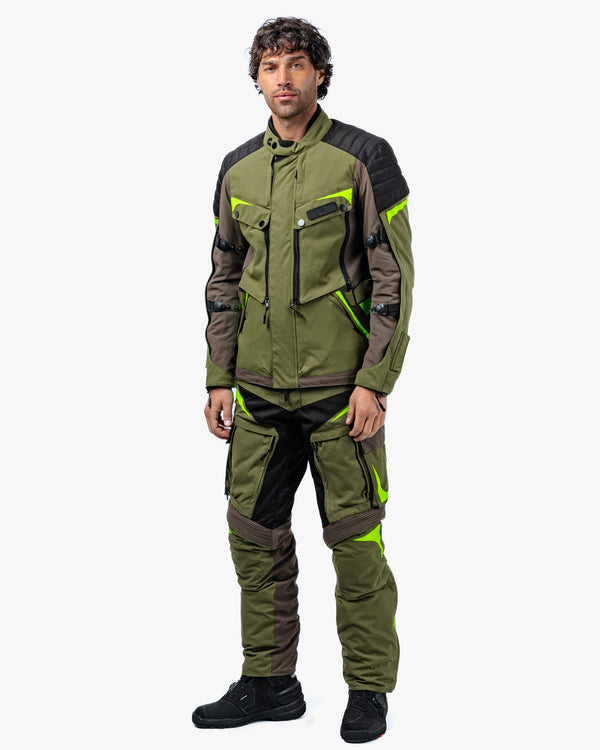 Vanguard Forest Green Motorcycle Jacket