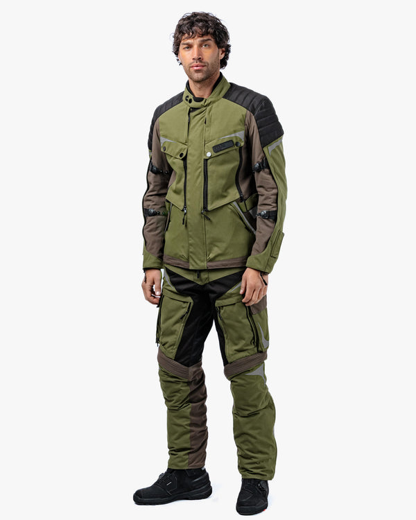 Vanguard Forest Green Motorcycle Jacket