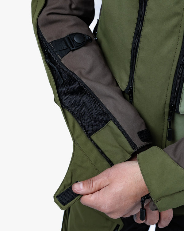 Vanguard Forest Green Motorcycle Jacket