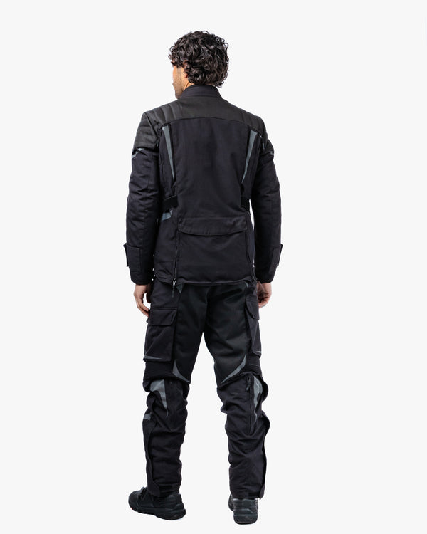 Vanguard Stealth Black Motorcycle Jacket