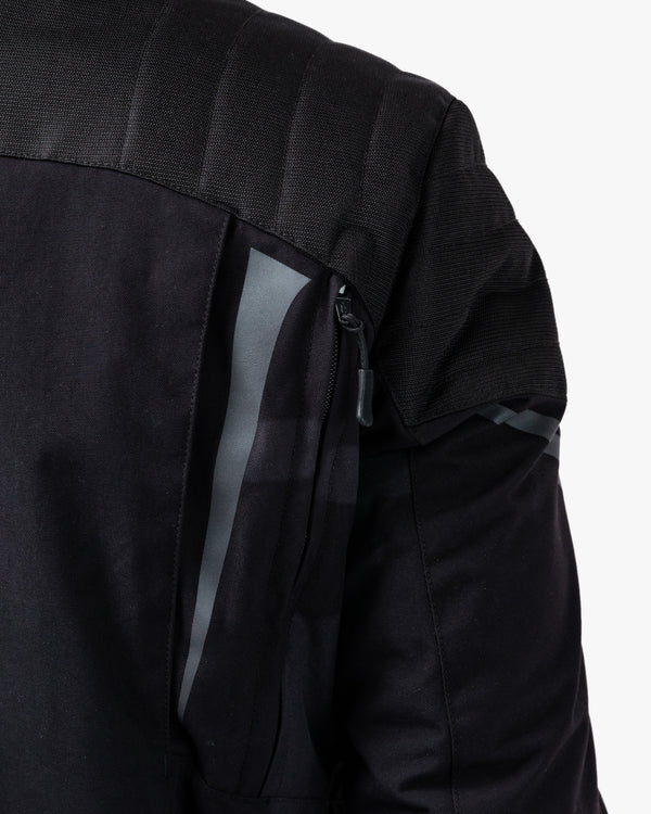 Vanguard Stealth Black Motorcycle Jacket