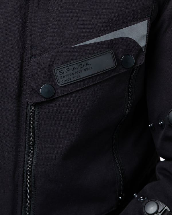 Vanguard Stealth Black Motorcycle Jacket