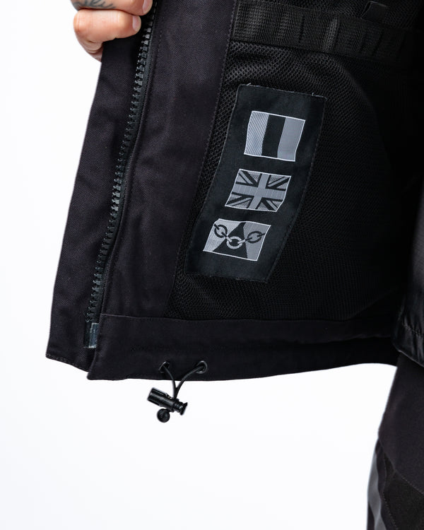 Vanguard Stealth Black Motorcycle Jacket