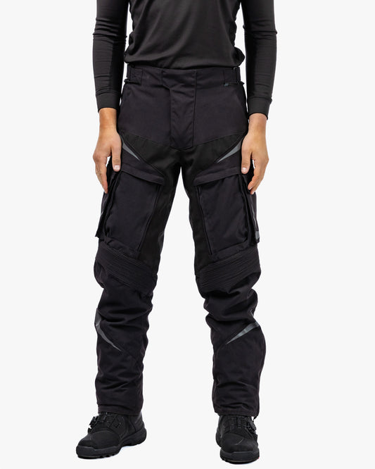 Vanguard Stealth Black Motorcycle Trousers