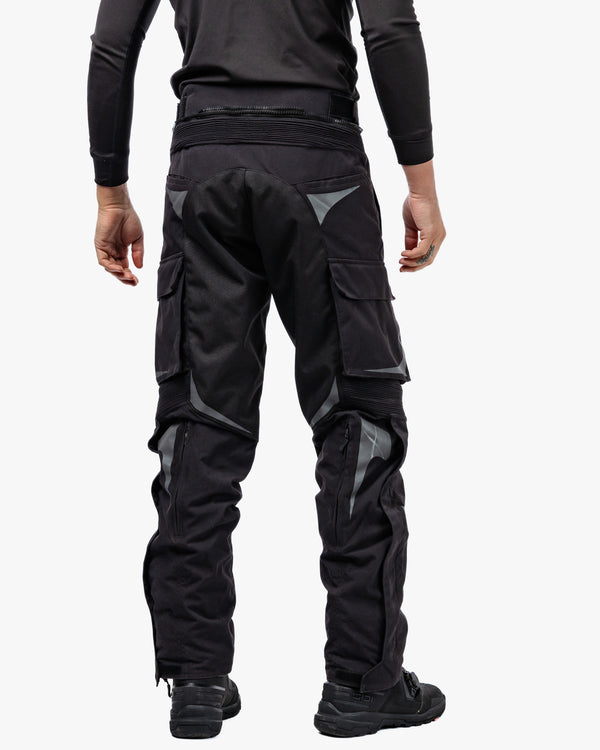 Vanguard Stealth Black Motorcycle Trousers
