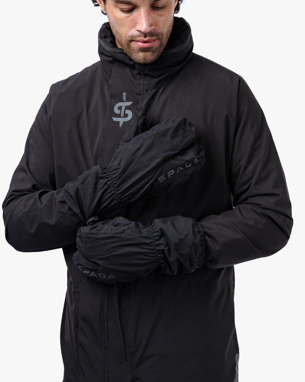 Acqua Shield Black Waterproof Motorcycle Overmitts