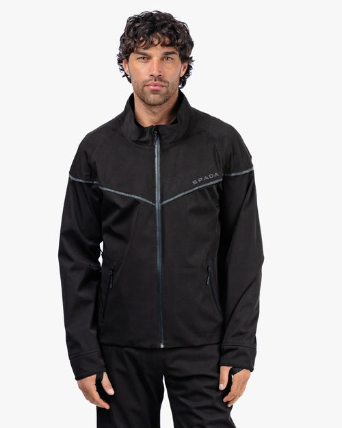 Dash Mens Stealth Black Motorcycle Jacket