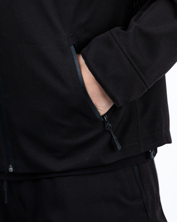 Dash Mens Stealth Black Motorcycle Jacket