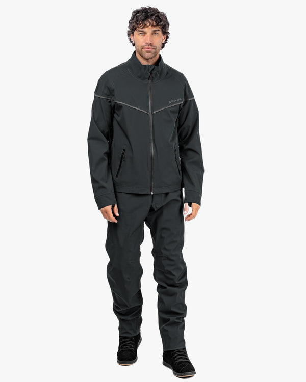 Dash Mens Unexplored Grey Motorcycle Jacket