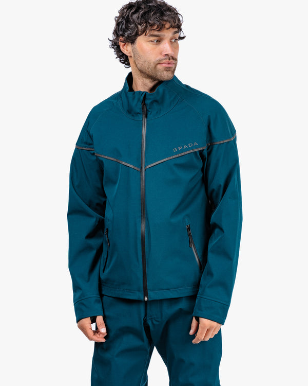 Dash Mens Coral Blue Motorcycle Jacket