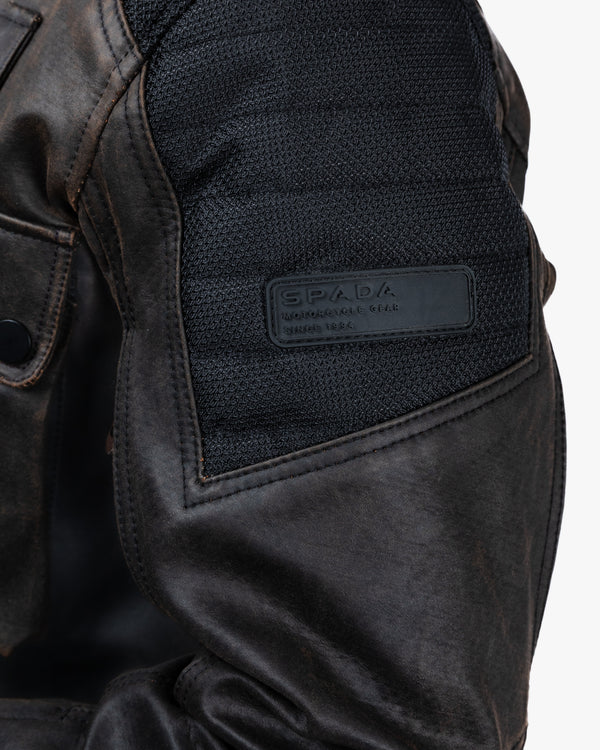 Crossguard Walnut Brown Waterproof Motorcycle Jacket