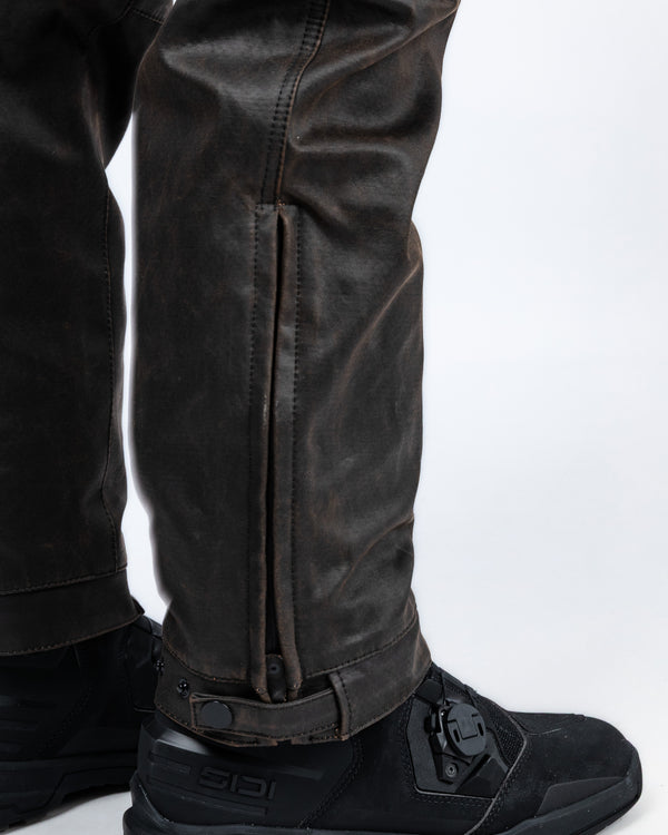 Crossguard Walnut Brown Waterproof Motorcycle Trousers