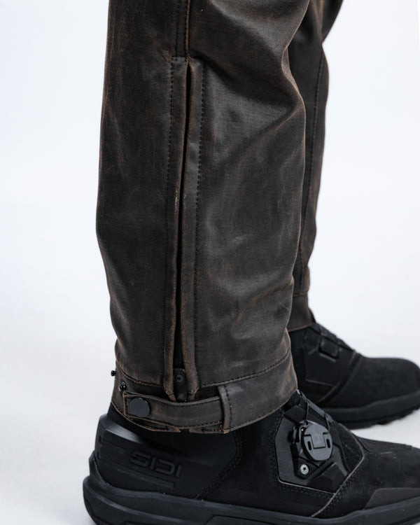 Crossguard Walnut Brown Waterproof Motorcycle Trousers