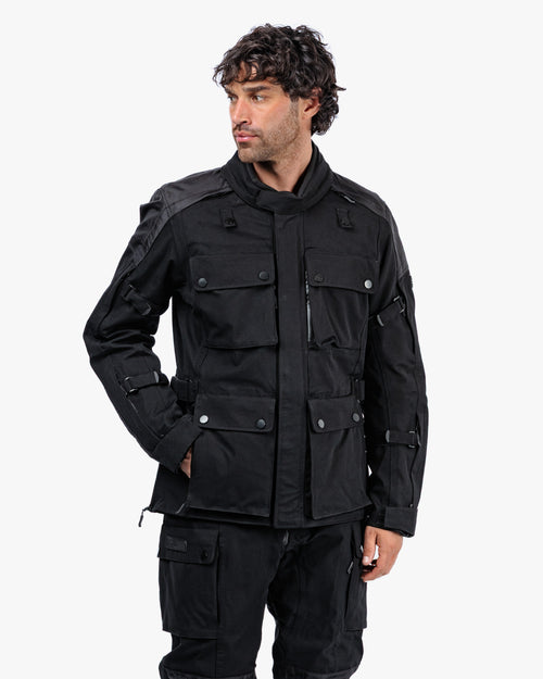 Muramasa Black Waterproof Motorcycle Jacket