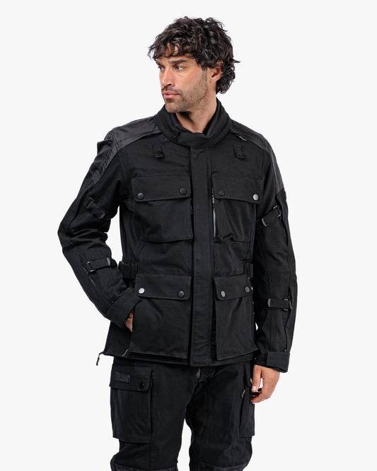 Muramasa Black Waterproof Motorcycle Jacket