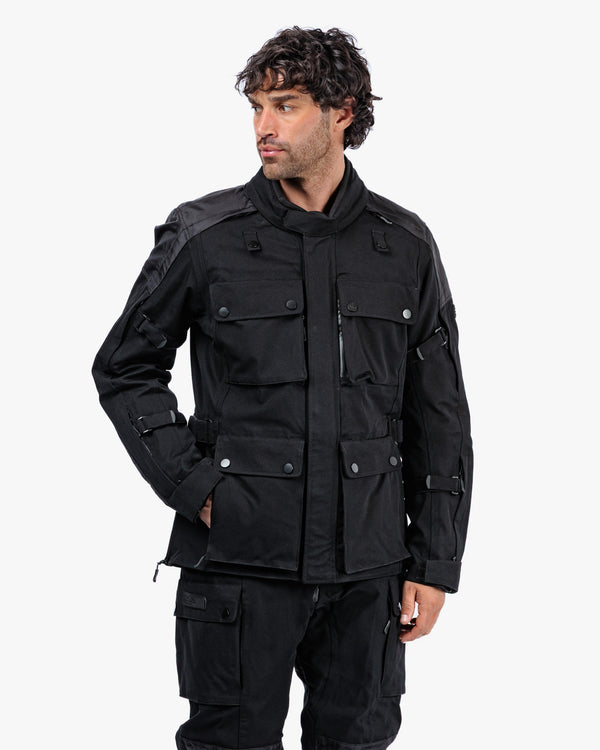 Muramasa Black Waterproof Motorcycle Jacket