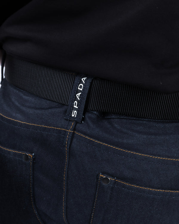 Ronin Mens Raw Indigo Motorcycle Jeans