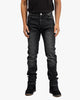 Drifter Mens Washed Black Motorcycle Jeans