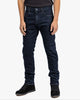 Drifter Mens Rinse Indigo Motorcycle Jeans