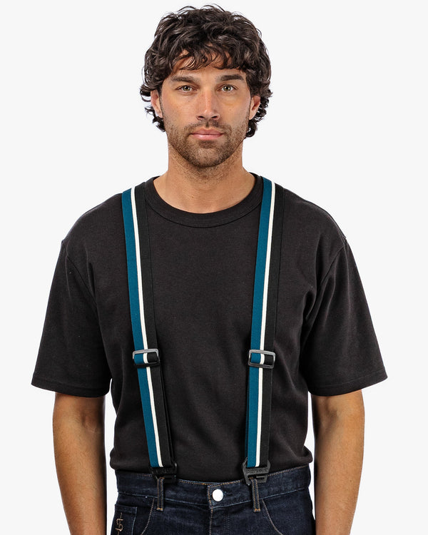 Kaiken Signature Blue Stripe Braces