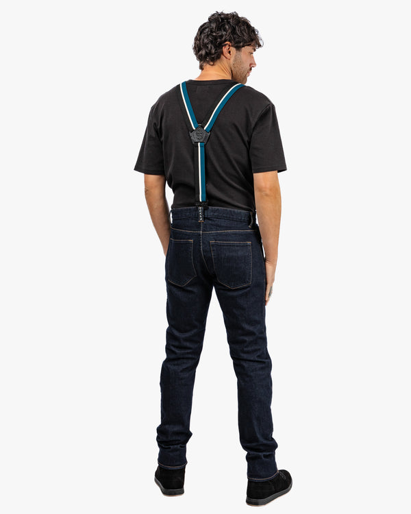 Kaiken Signature Blue Stripe Braces