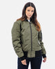 Airforce MA1 Olive Green Motorcycle Bomber Jacket