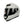 Bastion White Flip Up Motorbike Helmet