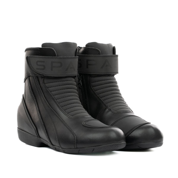 Black waterproof motorcycle boots - Spada Icon Rev.2