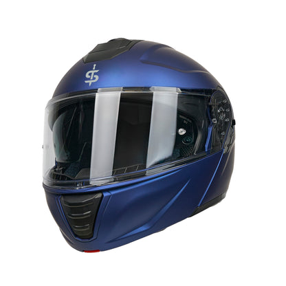 Orion 2 Matt Blue Flip Up Motorbike Helmet