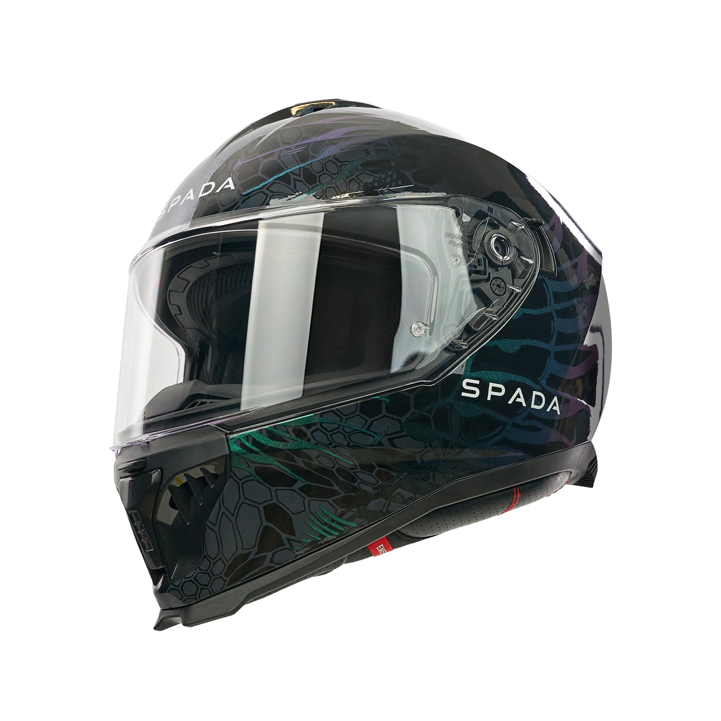 SP18 Dark Chameleon Full Face Motorbike Helmet