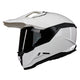 Nitride White Full Face Adventure Motorbike Helmet